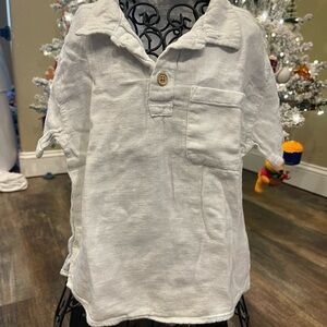 Zara Kids Cream Polo Shirt